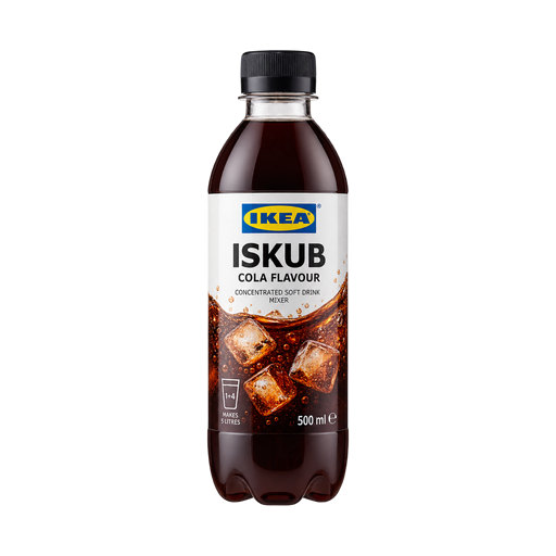 ikea iskub cola flavour — app catalog bottle illustration