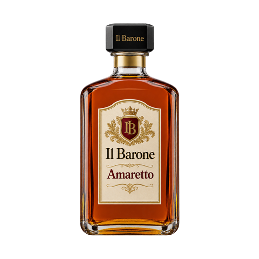 Il Barone Amaretto — app catalog bottle illustration