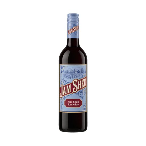 Jam Shed Red wine — app catalog bottle illustration