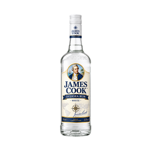 James Cook White oversea rum — app catalog bottle illustration