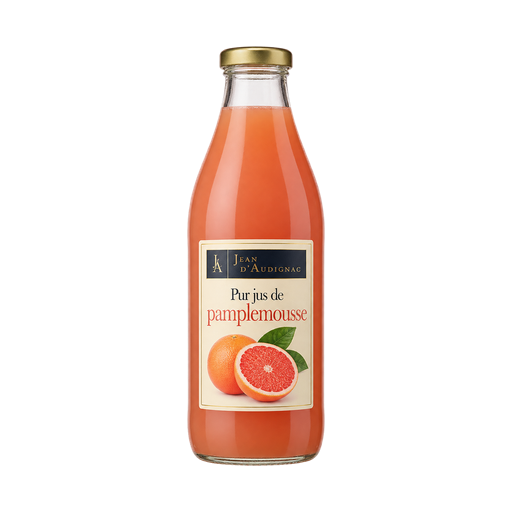 Jean D’Audignac Pur jus de pamplemousse — app catalog bottle illustration