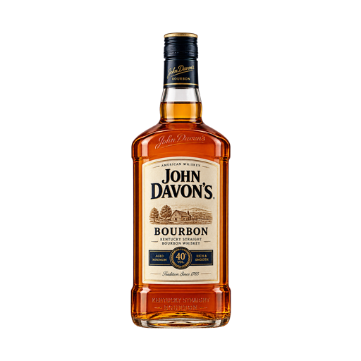 John Davon's Bourbon whiskey 40° vol. — app catalog bottle illustration