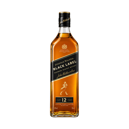 Johnnie Walker Black Label Blended Scotch Whisky 12 Years Old — app catalog bottle illustration