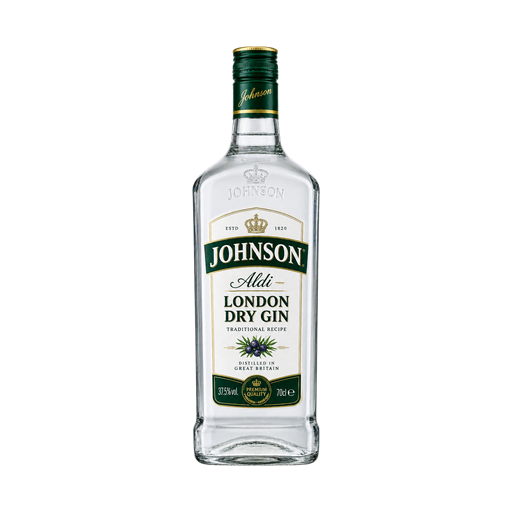 Johnson Aldi London Dry Gin — app catalog bottle illustration