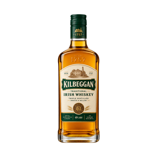 Kilbeggan Traditional Irish Whiskey — app catalog bottle illustration