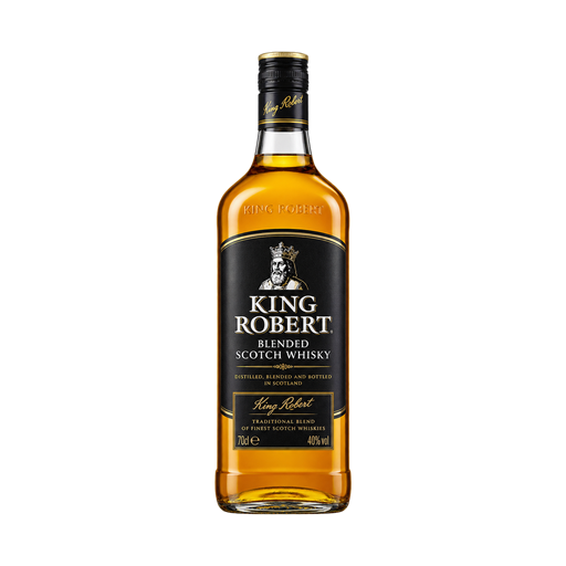 King Robert Blendet scotch whisky — app catalog bottle illustration