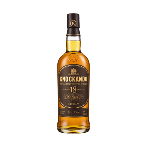 Knockando Distillery Knockando, Scotch Whisky Single Malt, 18 Ans, 70 Centilitres — app catalog bottle illustration