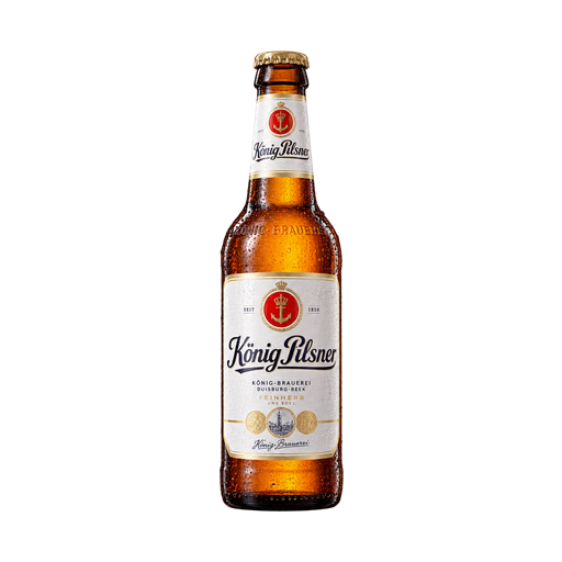 König-Brauerei Duisburg-Beek König Pilsner — app catalog bottle illustration