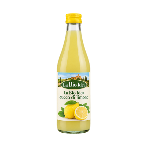 La Bio Idea Succo di limone — app catalog bottle illustration