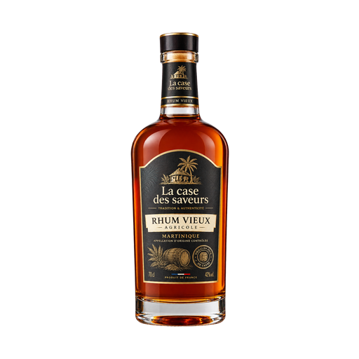 La case des saveurs Rhum vieux — app catalog bottle illustration