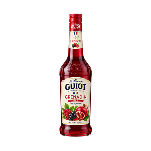 La Maison Guiot Grenadin Sirup | Sirop de grenadine — app catalog bottle illustration