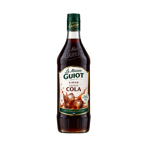 La maison guiot Sirop saveur cola — app catalog bottle illustration