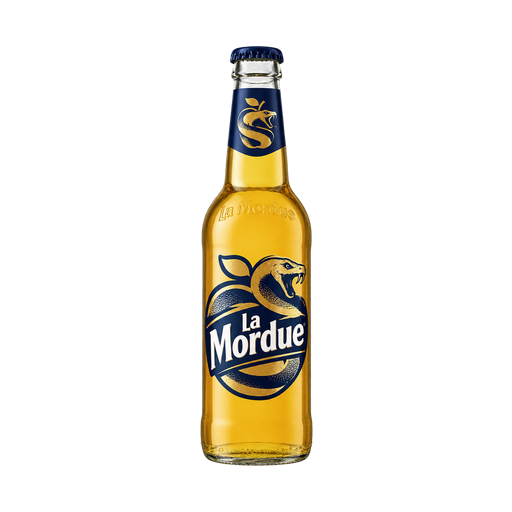 La Mordue — app catalog bottle illustration