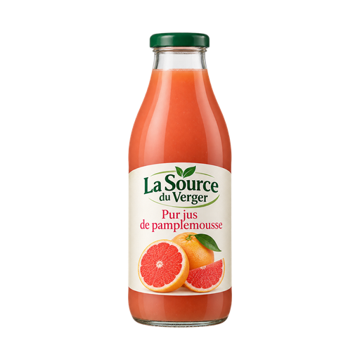 La Source du Verger Pur jus de pamplemousse — app catalog bottle illustration