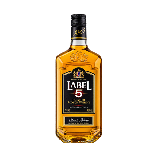 Label 5 Blended Scotch Whisky — app catalog bottle illustration