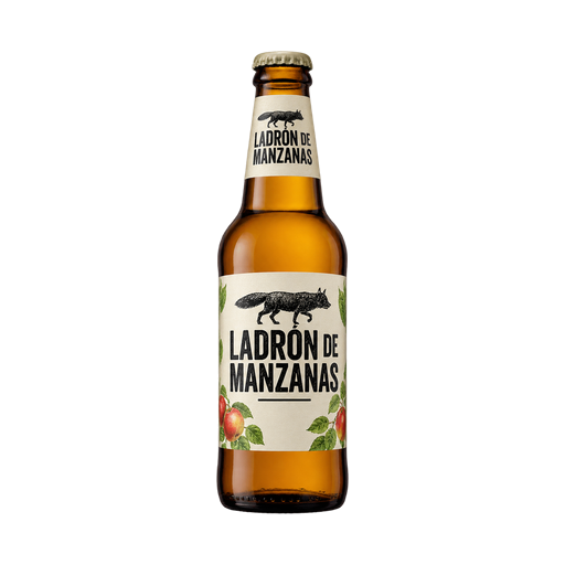 Ladron de manzanas — app catalog bottle illustration