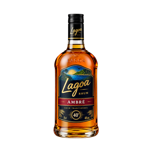 Lagoa Rhum ambré 40° — app catalog bottle illustration