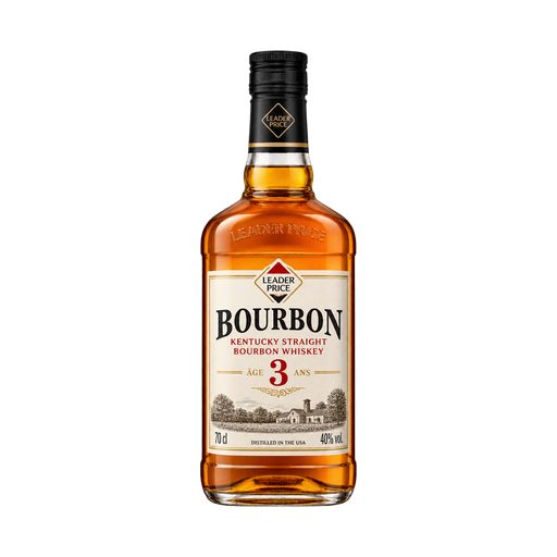 Leader Price Âge 3 years bourbon — app catalog bottle illustration