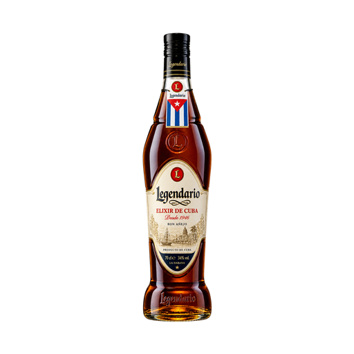 Legendario Elixir de Cuba — app catalog bottle illustration