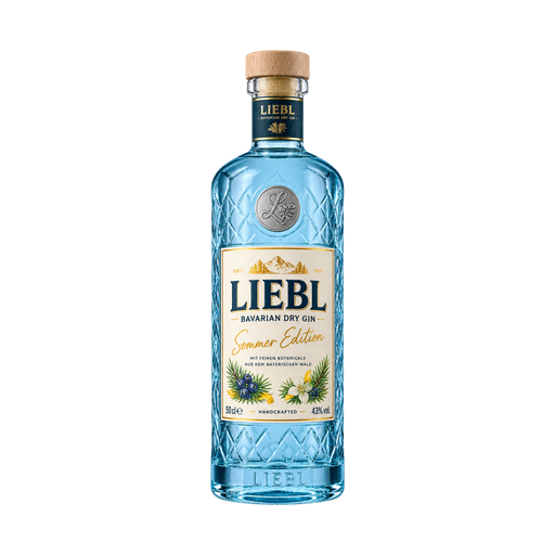 Liebl Bavarian Dry Gin Sommer Edition — app catalog bottle illustration