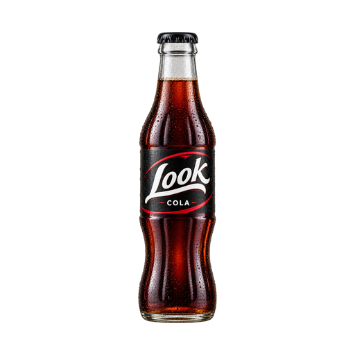 Look Cola — app catalog bottle illustration