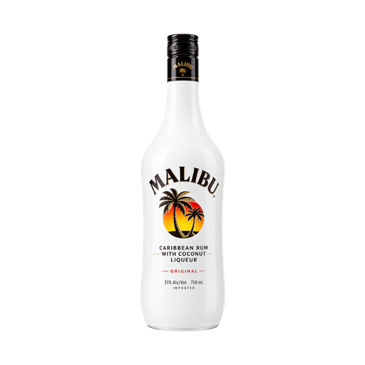 Malibu — app catalog bottle illustration