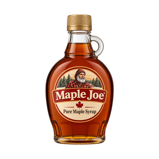 Maple joe Pure Maple Syrup — app catalog bottle illustration