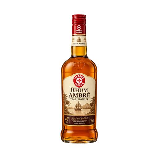 Marque Repère Rhum ambré 40° — app catalog bottle illustration