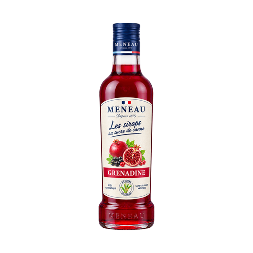 Meneau Les sirops au sucre de canne - Grenadine — app catalog bottle illustration
