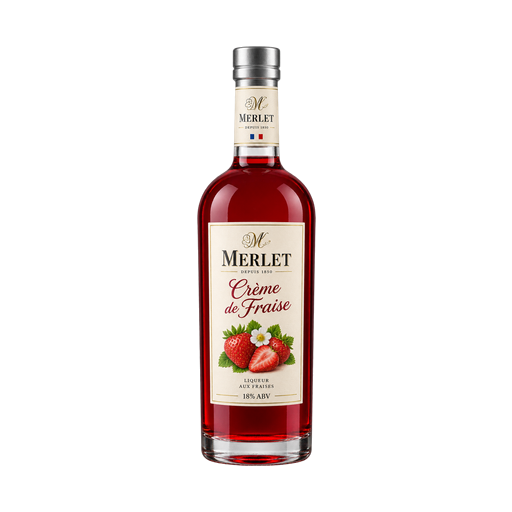 Merlet Crème de Fraise — app catalog bottle illustration