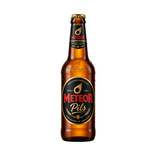 Meteor Pils — app catalog bottle illustration