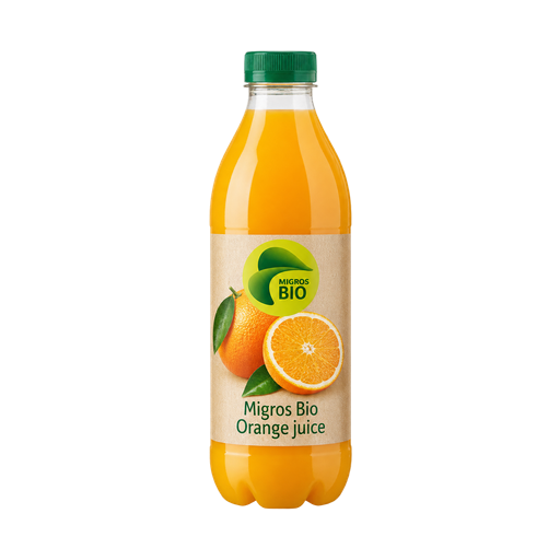 Migros Bio Orange juice — app catalog bottle illustration