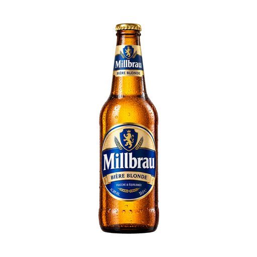 Millbrau Bière blonde — app catalog bottle illustration