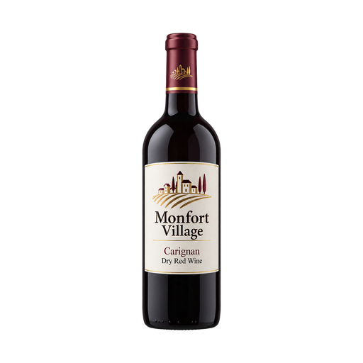 Monfort Village Carignan Dry Red Wine — app catalog bottle illustration