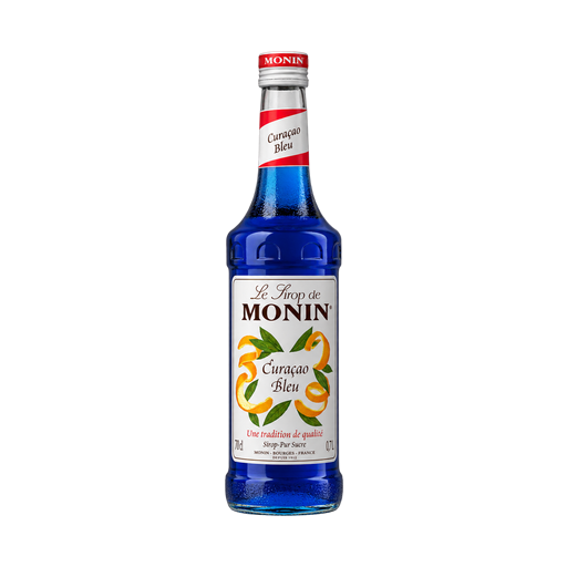 Monin Curaçao bleu — app catalog bottle illustration