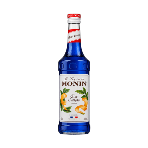 Monin Liqueur de Blue Curaçao — app catalog bottle illustration