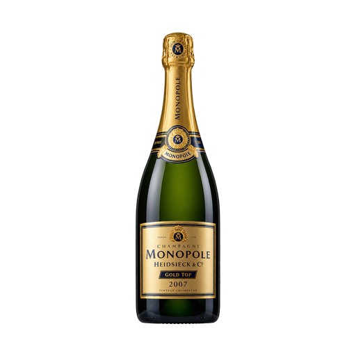Monopole Heidsieck & Co Gold Top 2007 — app catalog bottle illustration