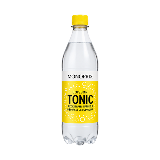Monoprix Boisson Tonic aux extraits naturels d'écorces de quinquina — app catalog bottle illustration