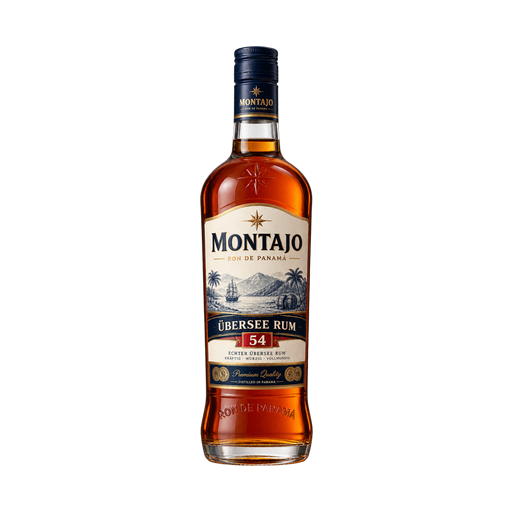 Montajo Übersee Rum 54 — app catalog bottle illustration