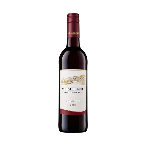 Moselland Cuvée Rot 2018 — app catalog bottle illustration