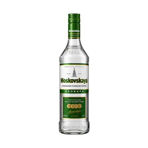 Moskovskaya Russischer Premium Wodka — app catalog bottle illustration