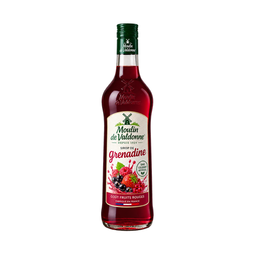 Moulin de Valdonne Sirop de grenadine — app catalog bottle illustration