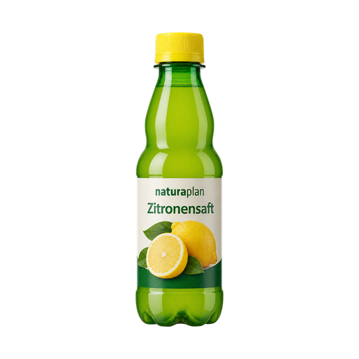 Naturaplan Zitronensaft — app catalog bottle illustration