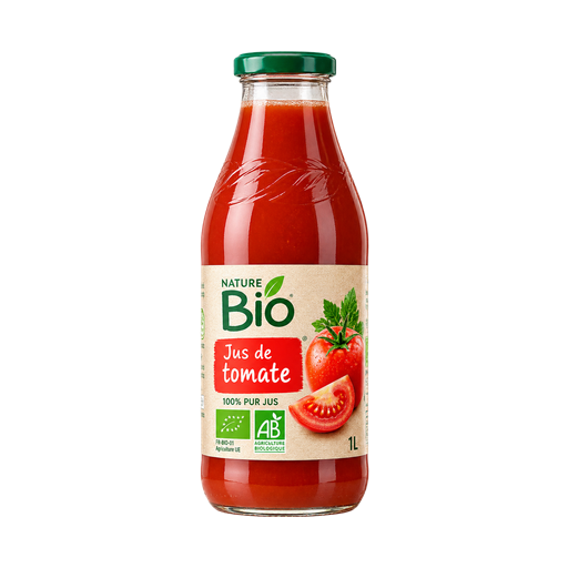 Nature Bio Jus de tomate — app catalog bottle illustration