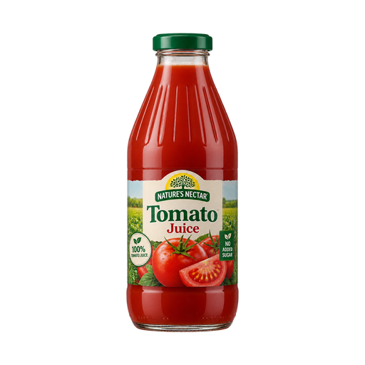 Nature's Nectar Tomato Juice — app catalog bottle illustration