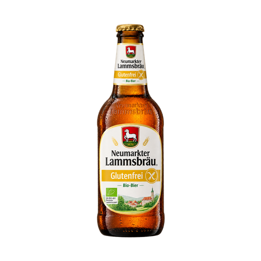 Neumarkter Lammsbräu Glutenfrei — app catalog bottle illustration