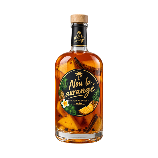 Nou la arrangé — app catalog bottle illustration