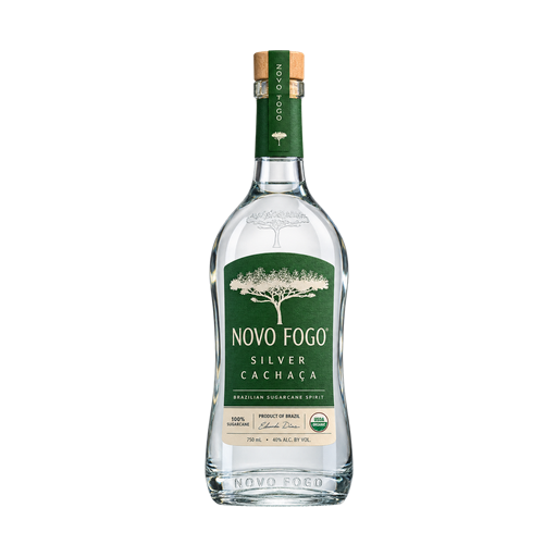 Novo Fogo Silver Cachaça — app catalog bottle illustration