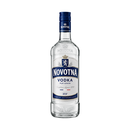 Novotna Vodka pur grain 37,5° — app catalog bottle illustration