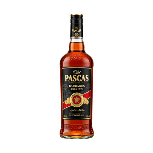 Old Pascas Barbados Dark Rum — app catalog bottle illustration